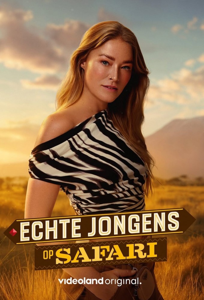 Poster voor Echte jongens op Safari